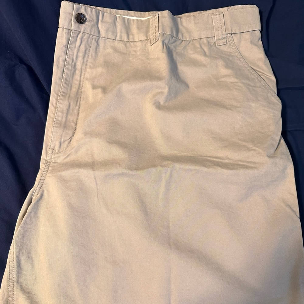 Big and Tall khaki shorts
